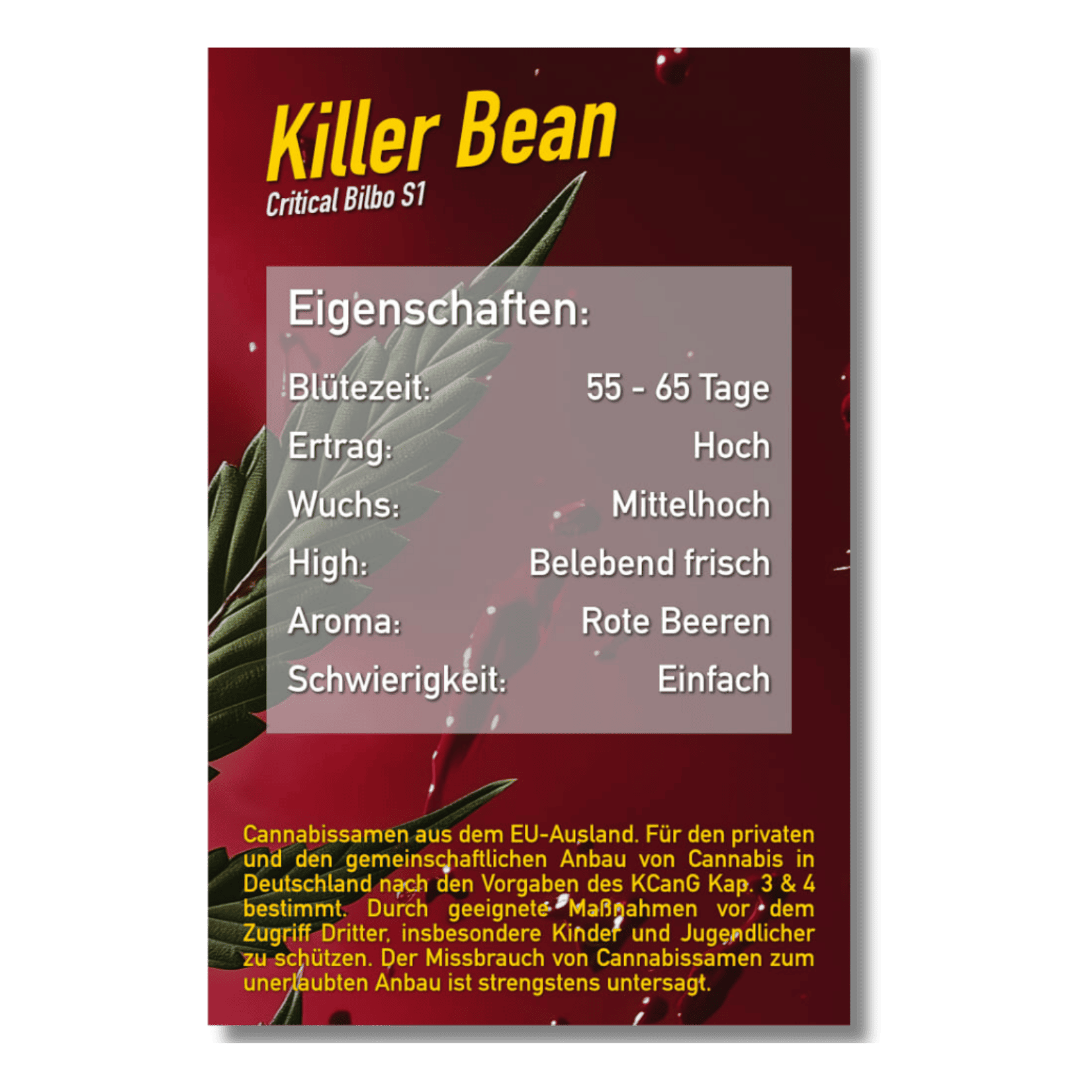 Killer Bean - DS by Florganics UG